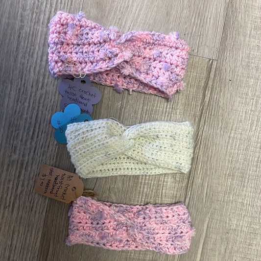 Crochet twist baby Headband