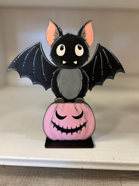 Mini standing Halloween bat