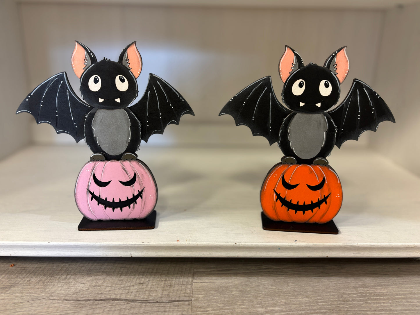 Mini standing Halloween bat
