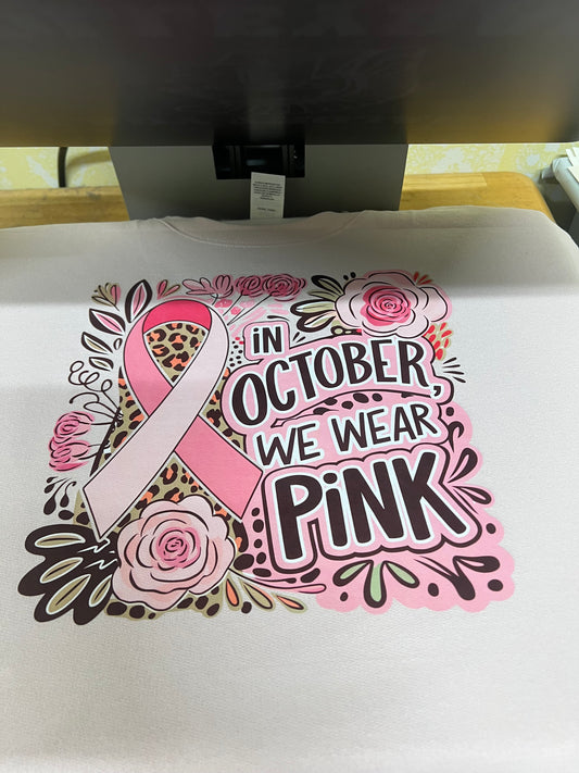 Breast cancer awareness tee