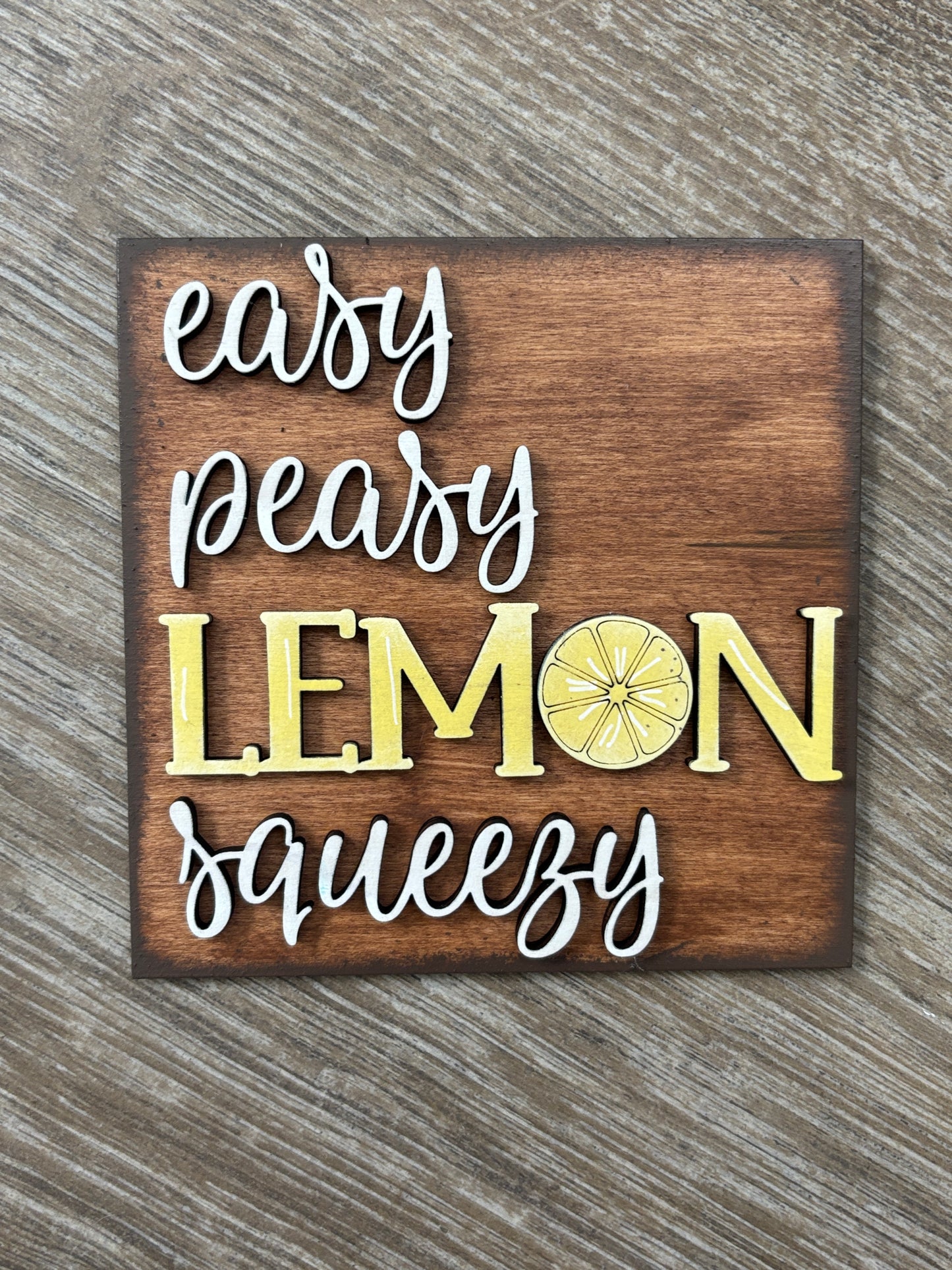Lemon square inserts