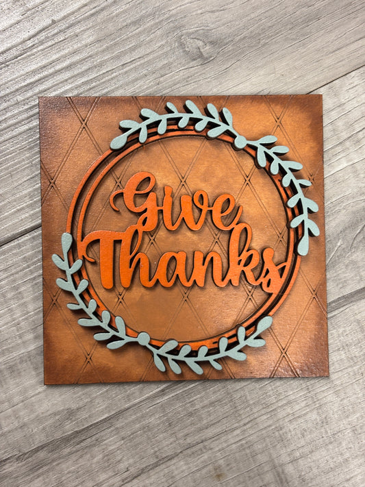 Thanksgiving square inserts