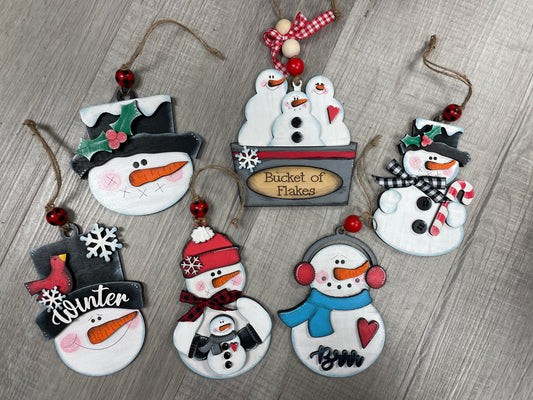 Snowman ornaments