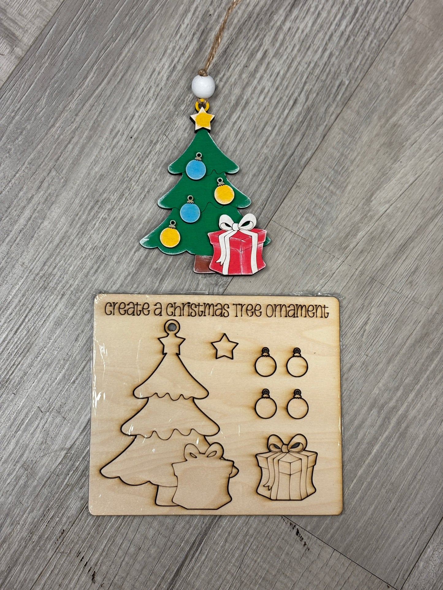DIY ornament Kit- Christmas shapes