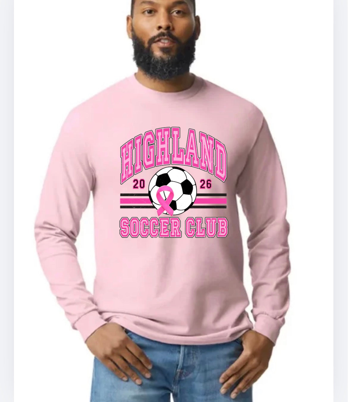 Pink out long sleeve