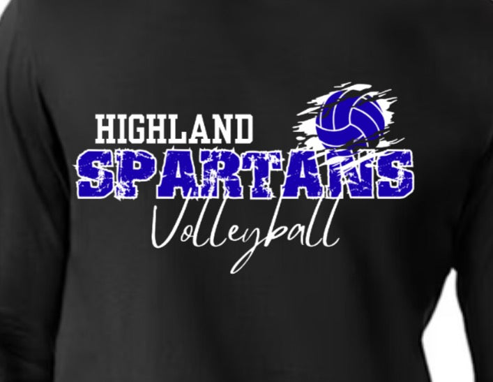 Spartan Volleyball Tee