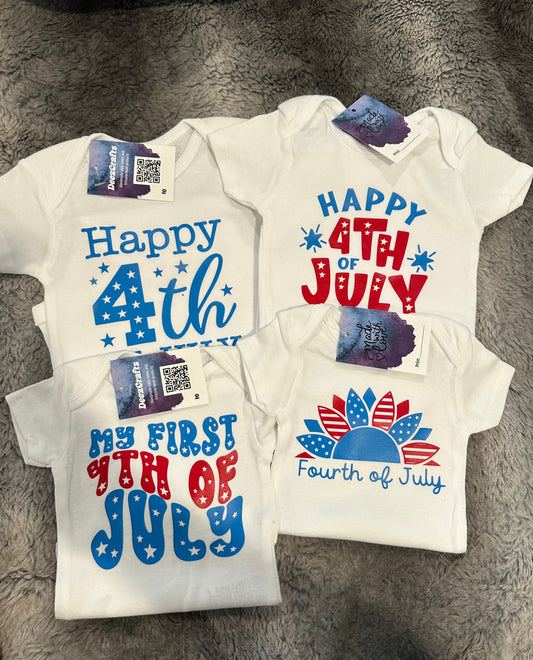 Fourth of July Onesies