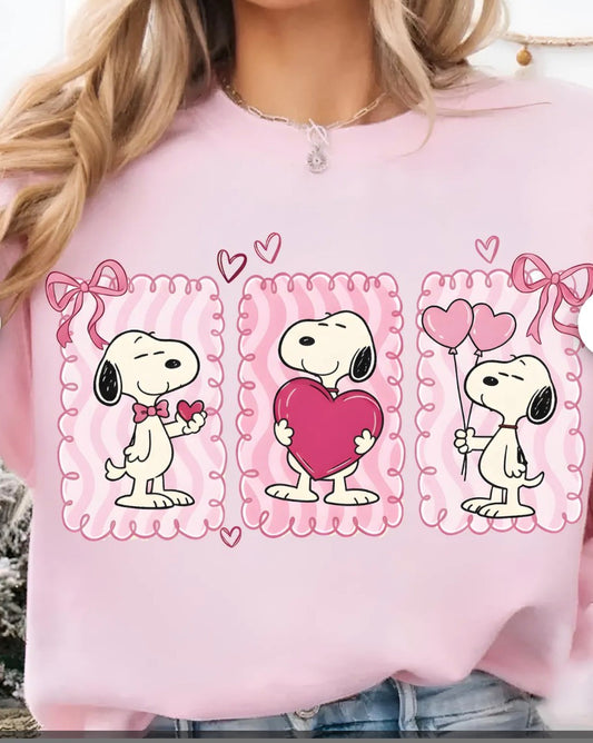 Snoopy Valentine’s Day crew