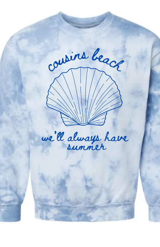 Cousins beach crew sweatshirt