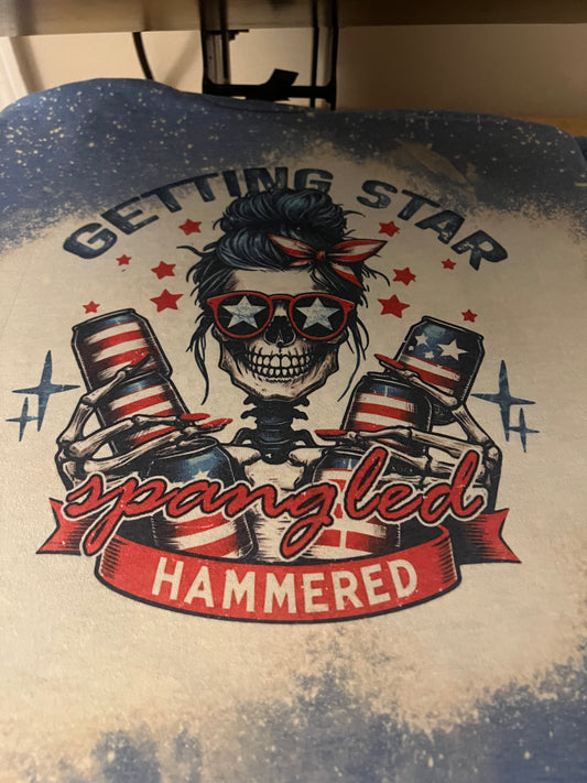 Star spangled hammered