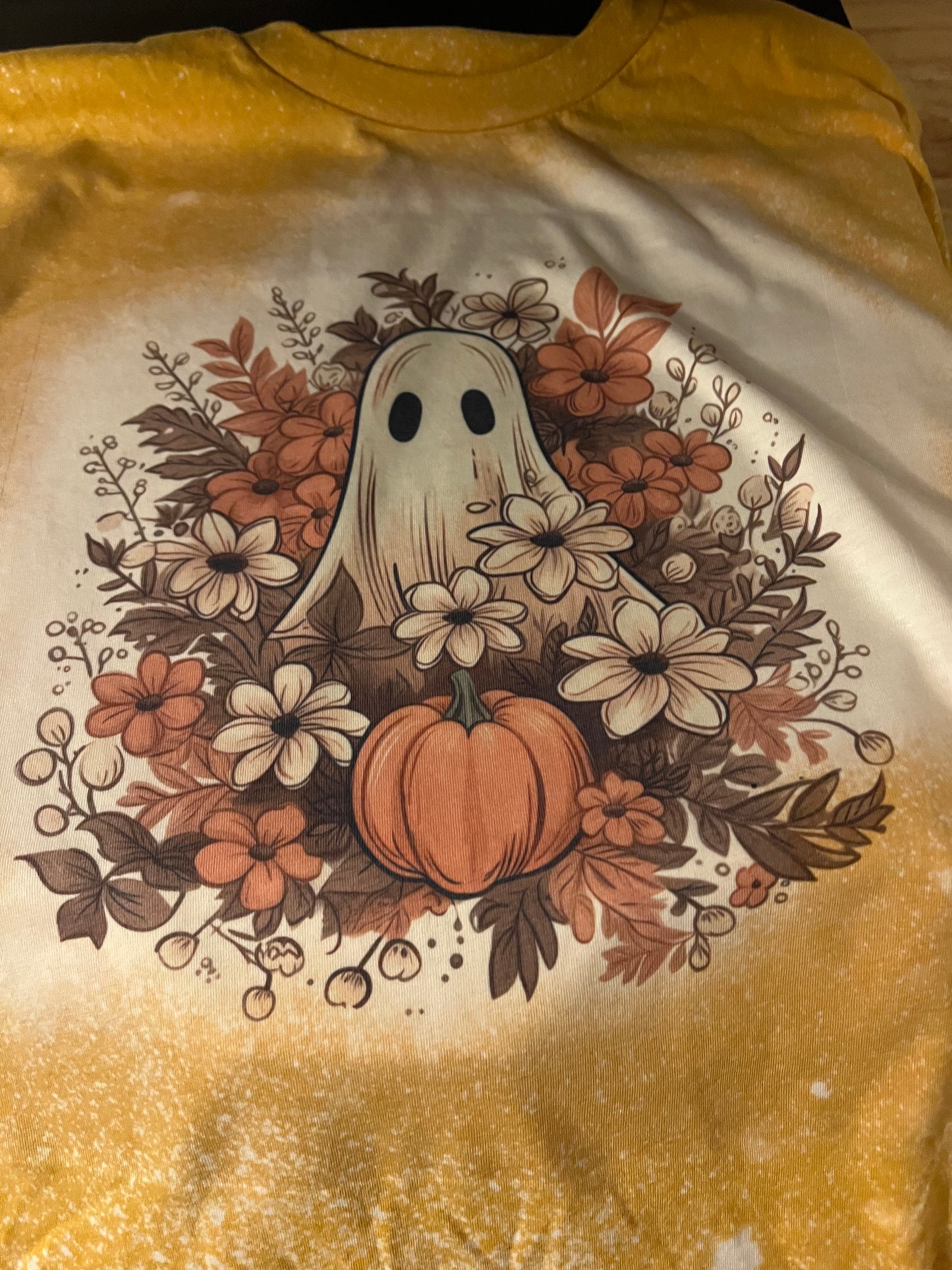 Spooky ghost pumpkins