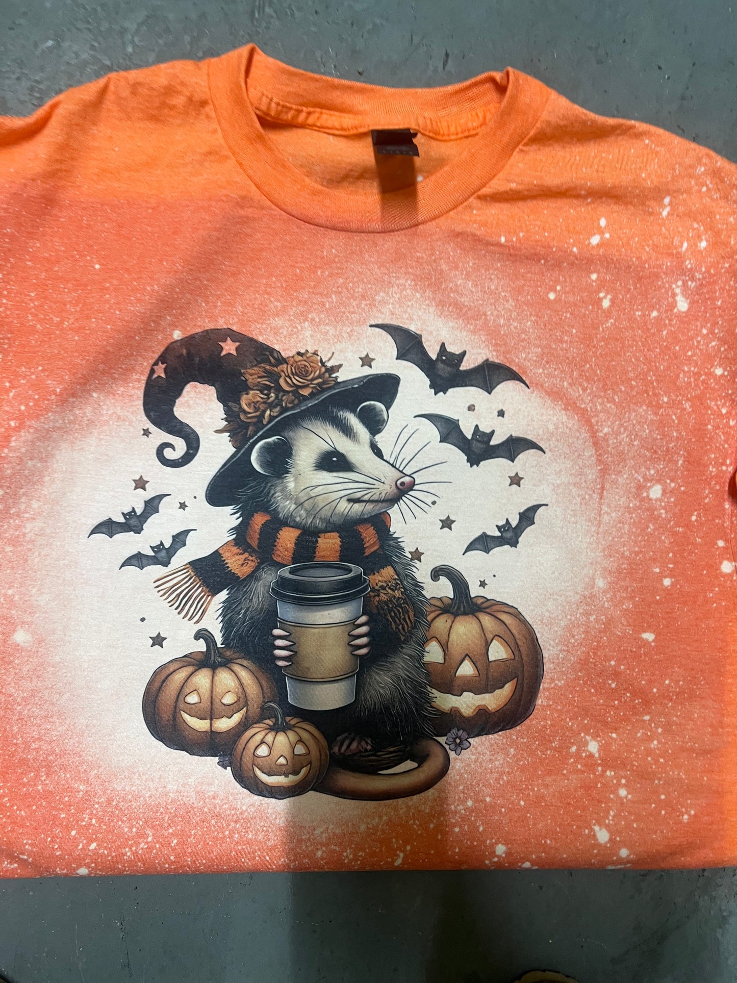 Halloween witchy opossum