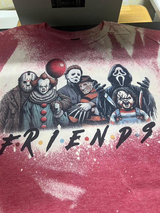 Horrow friends red tee