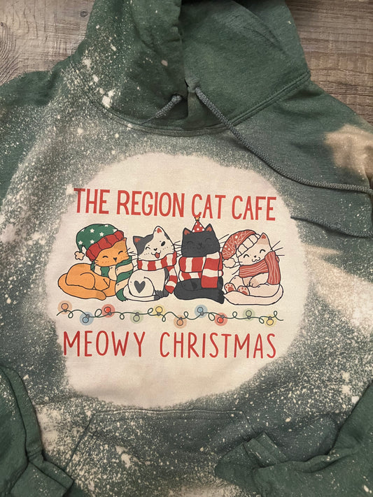 Meowy Christmas hoodie