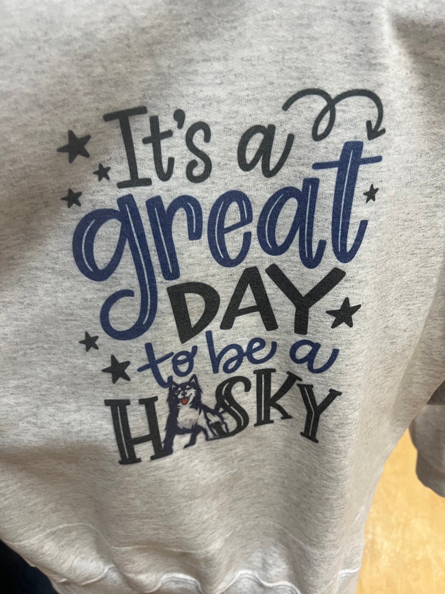 Great day to be a huskie crew