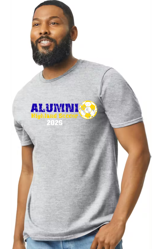 Distressed Alumni Gildan Soft style Tee
