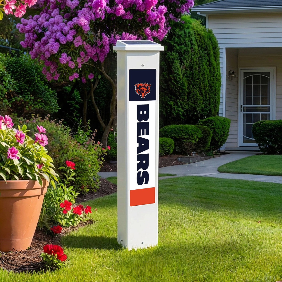 NFL Team Glow Post - Chicago Bears