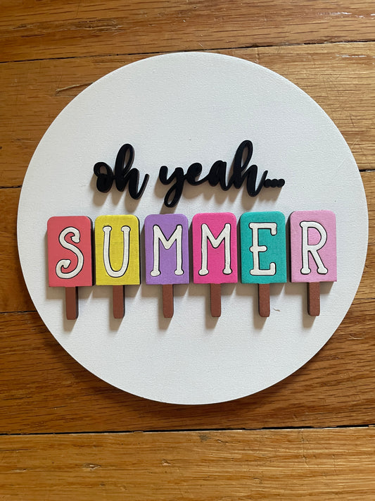 Oh yeah…summer interchangeable round insert