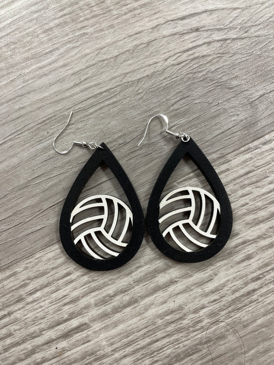 Volleyball earrings