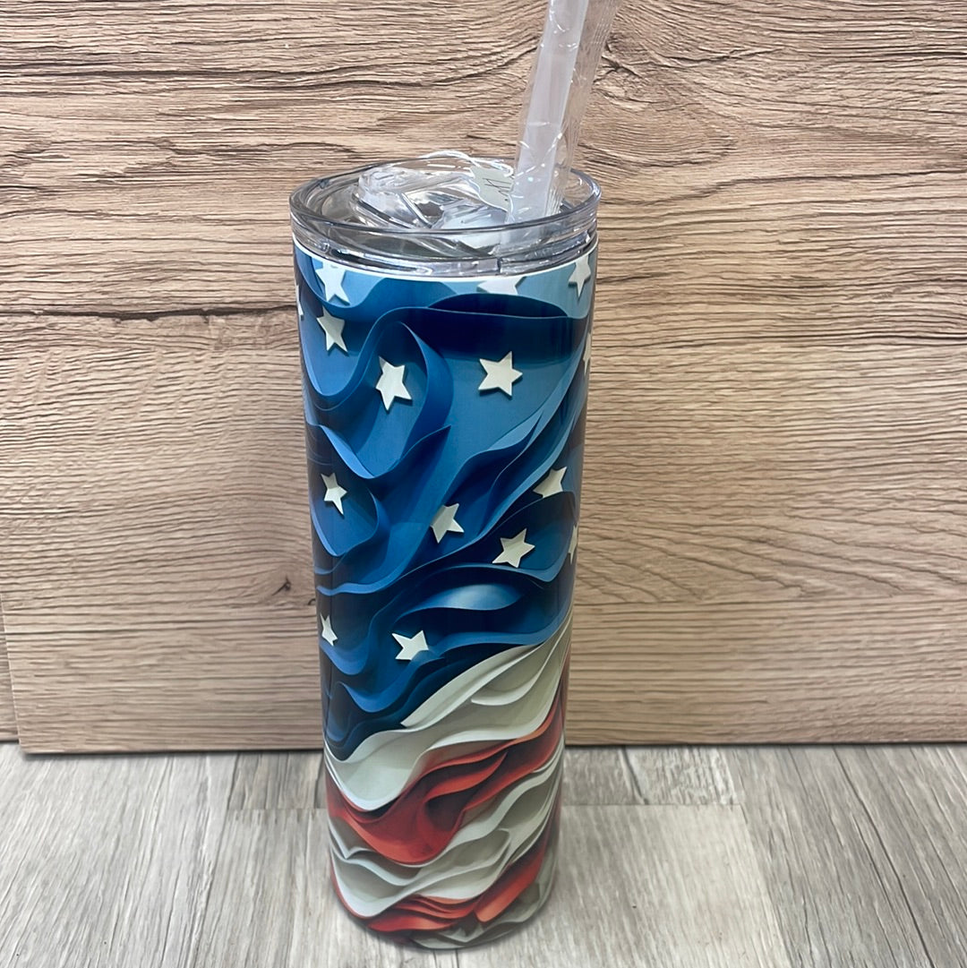 American flag 20 oz Tumbler