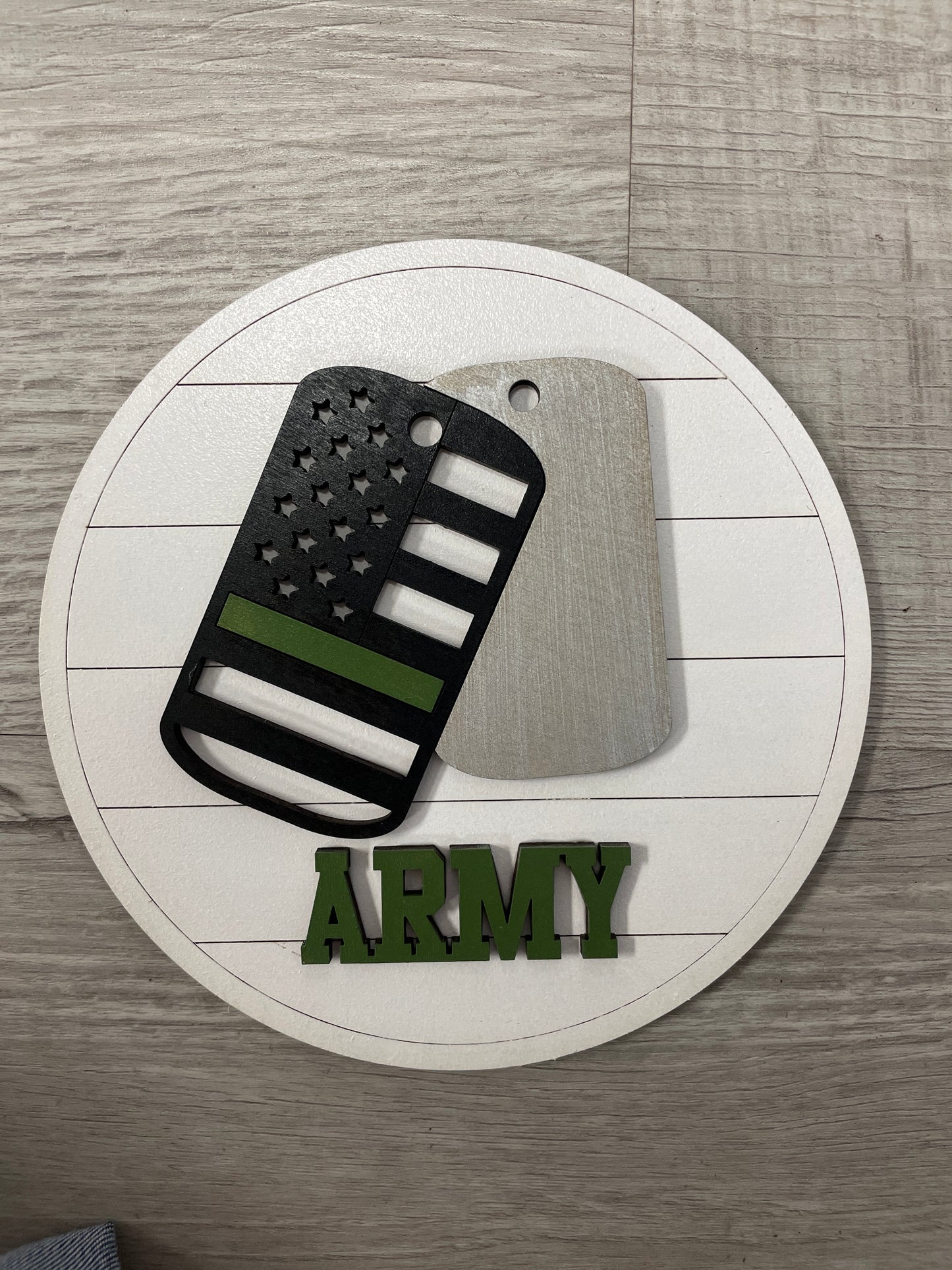 Army round interchangeable insert