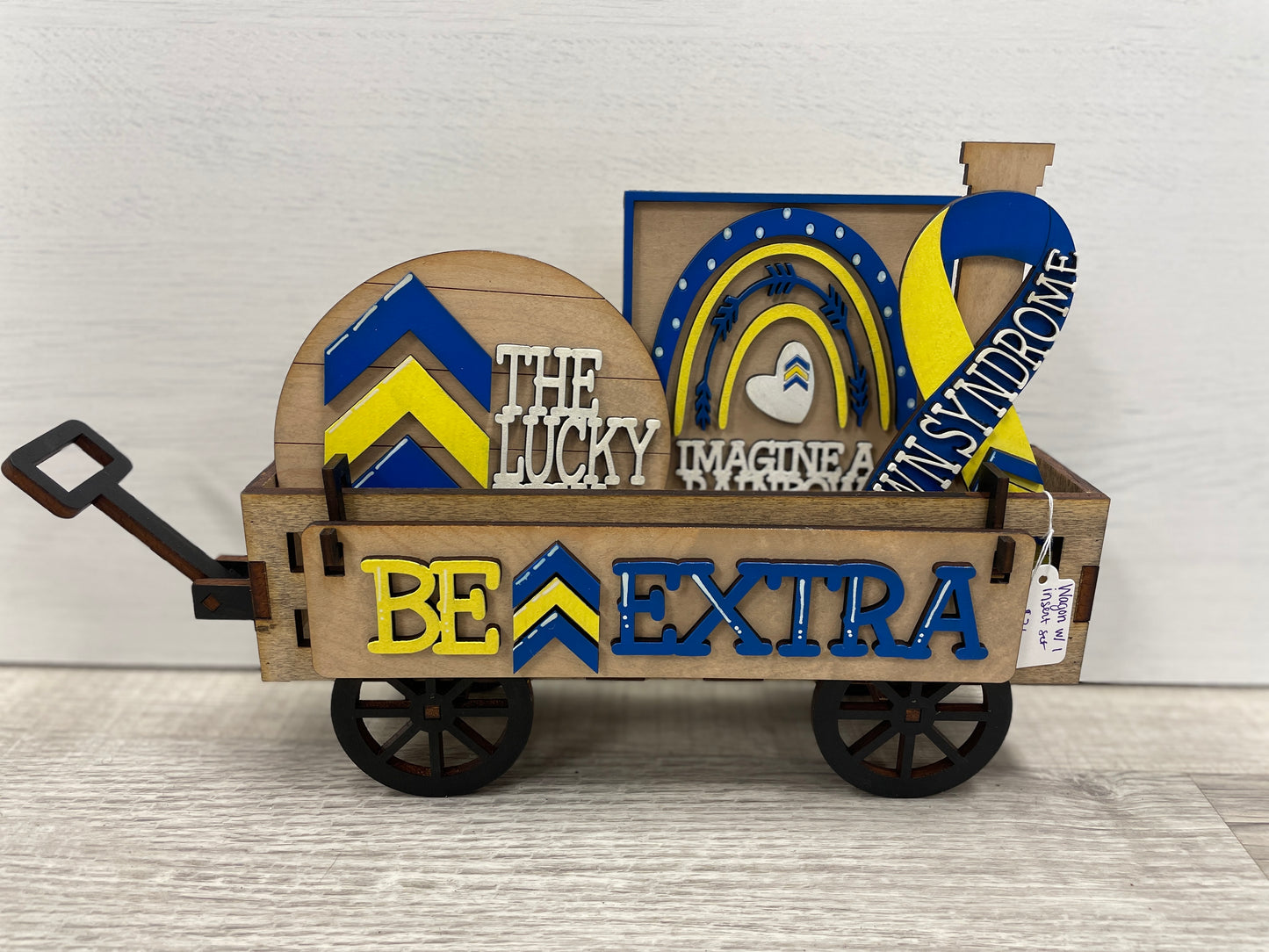 Down Syndrome wagon/shelf interchangeable insert set