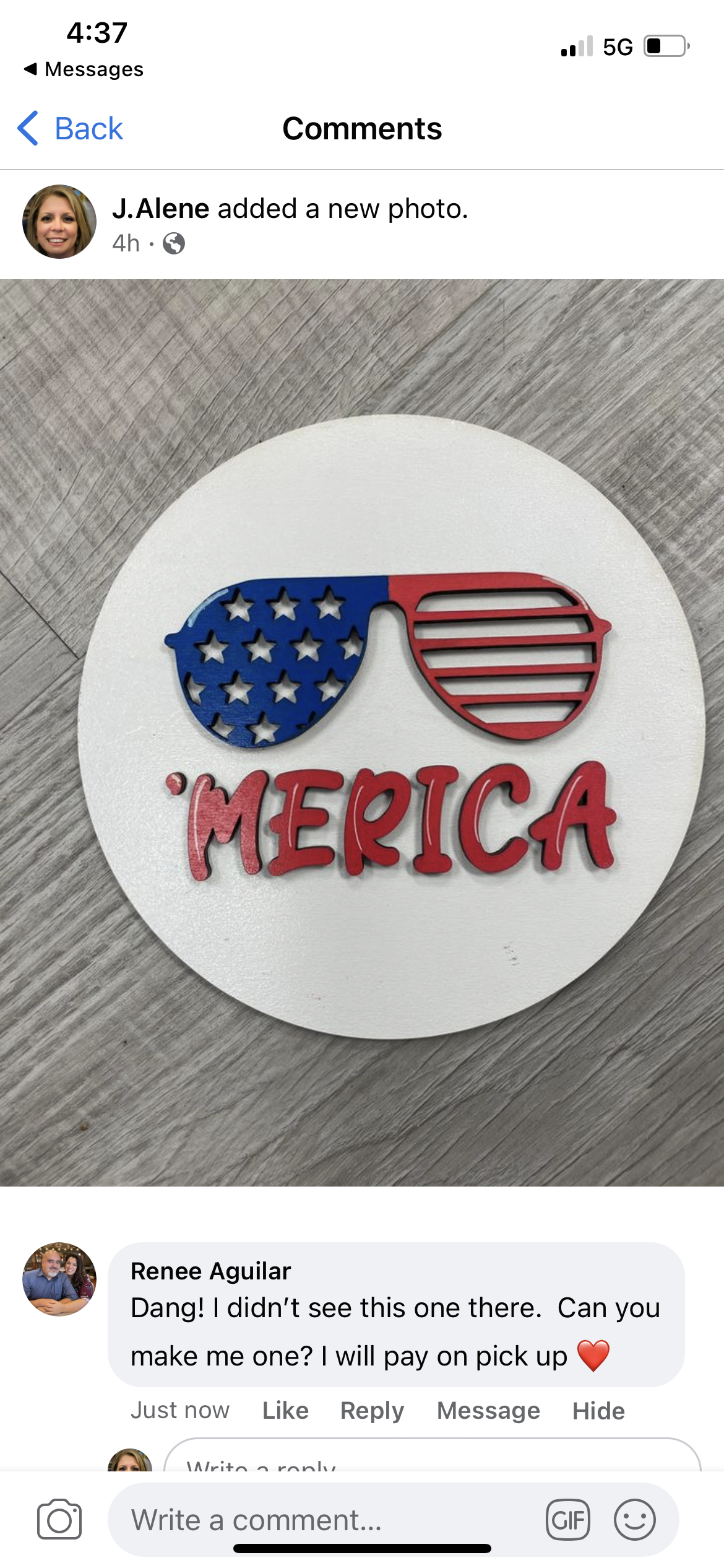 ‘Merica round interchangeable insert