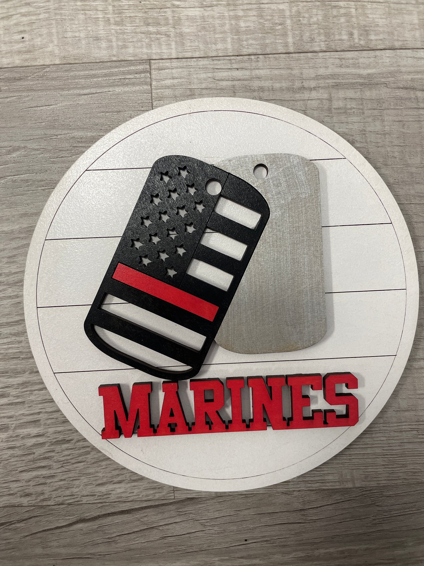 Marines round interchangeable insert
