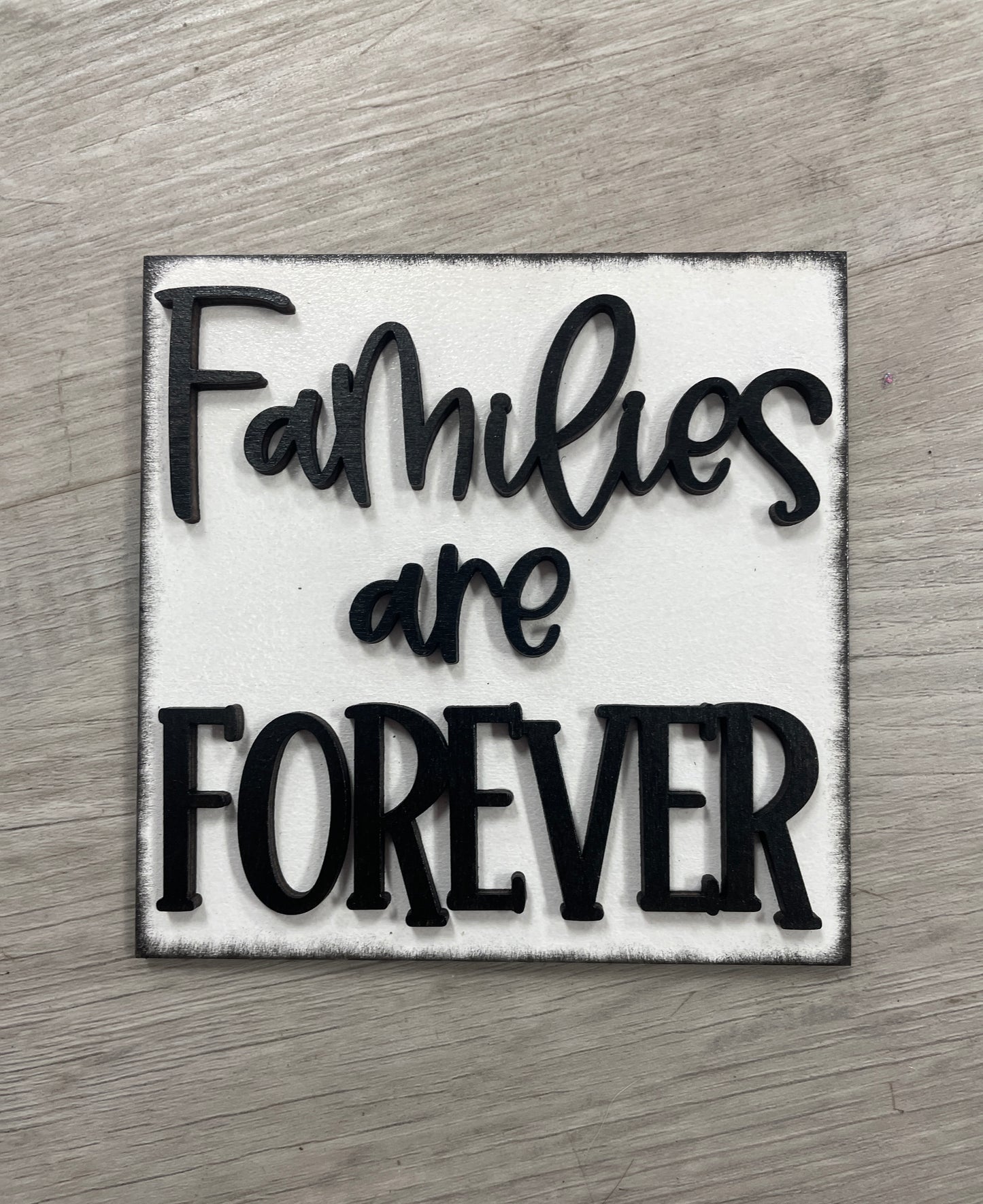 Faith themed interchangeable square inserts