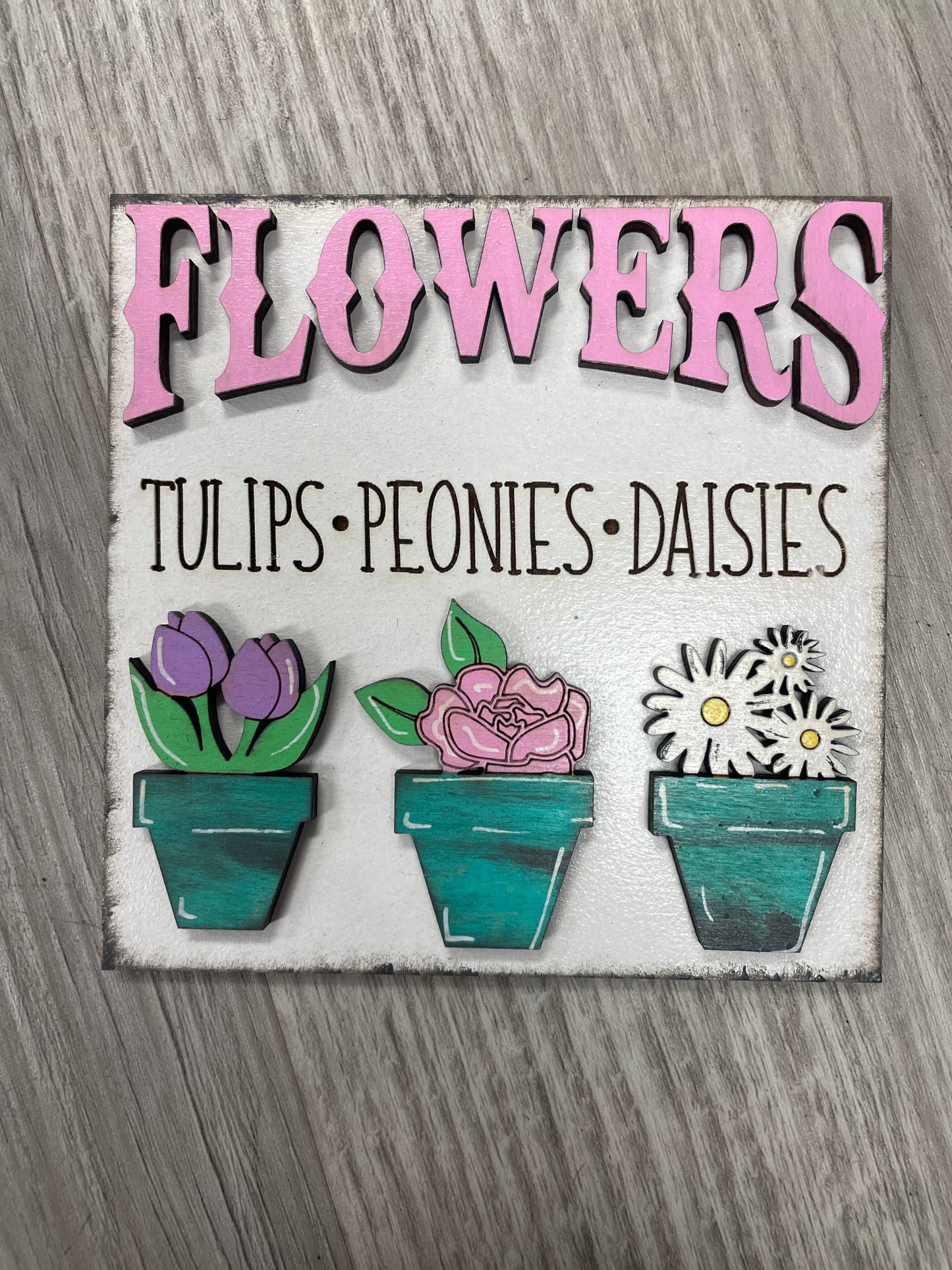 Spring interchangeable square inserts
