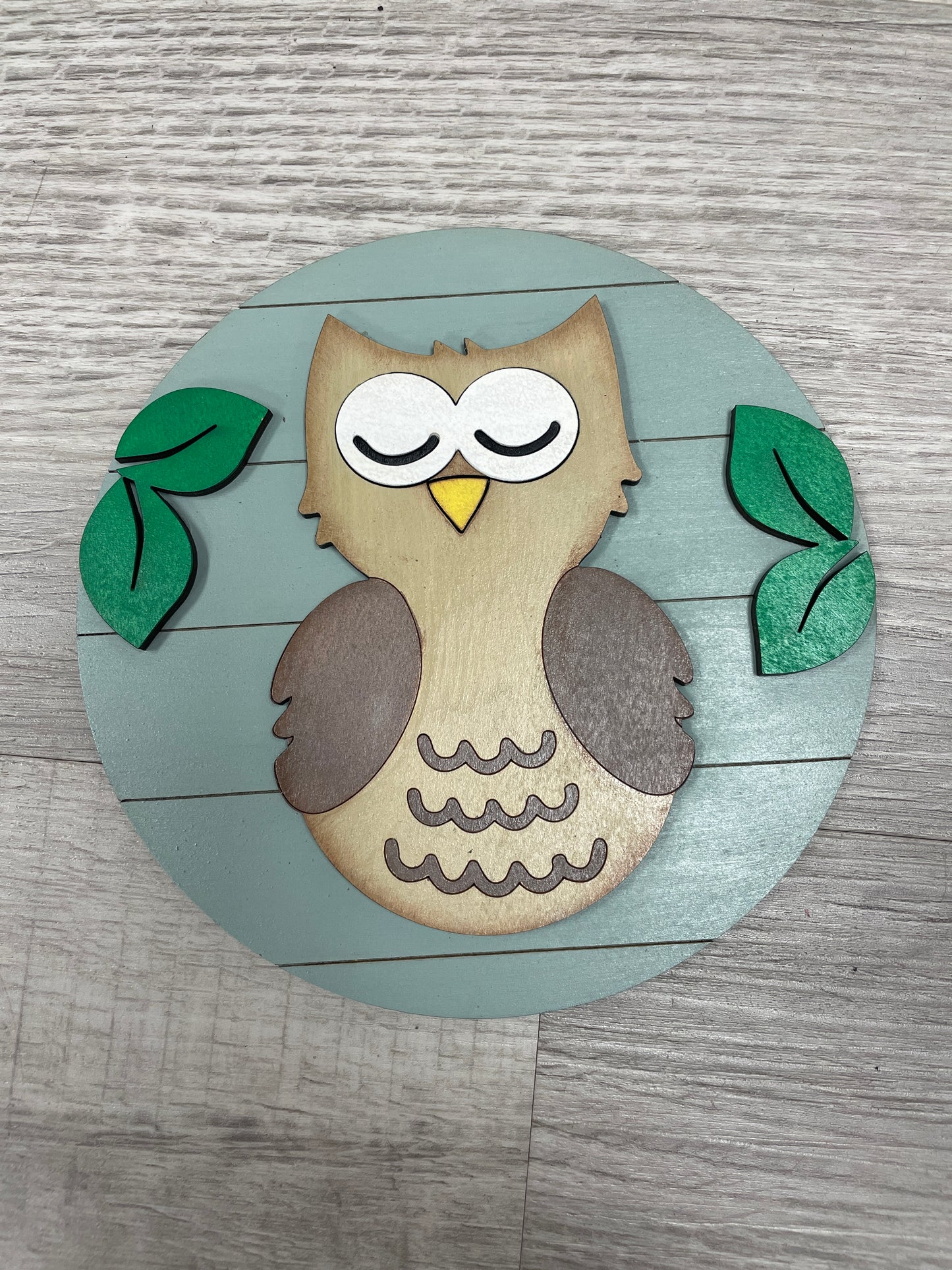 Owl round interchangeable insert