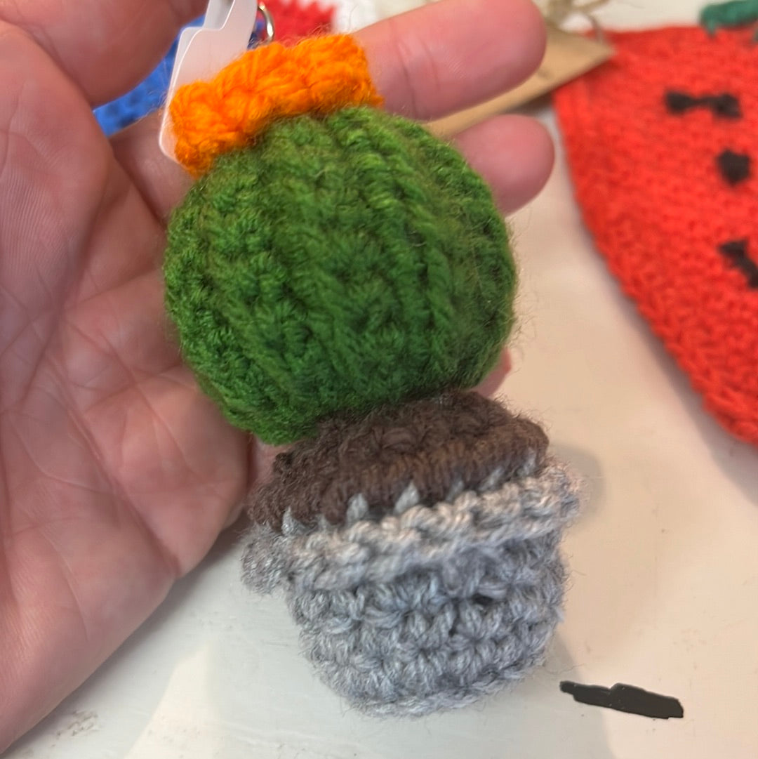 Cactus keychain