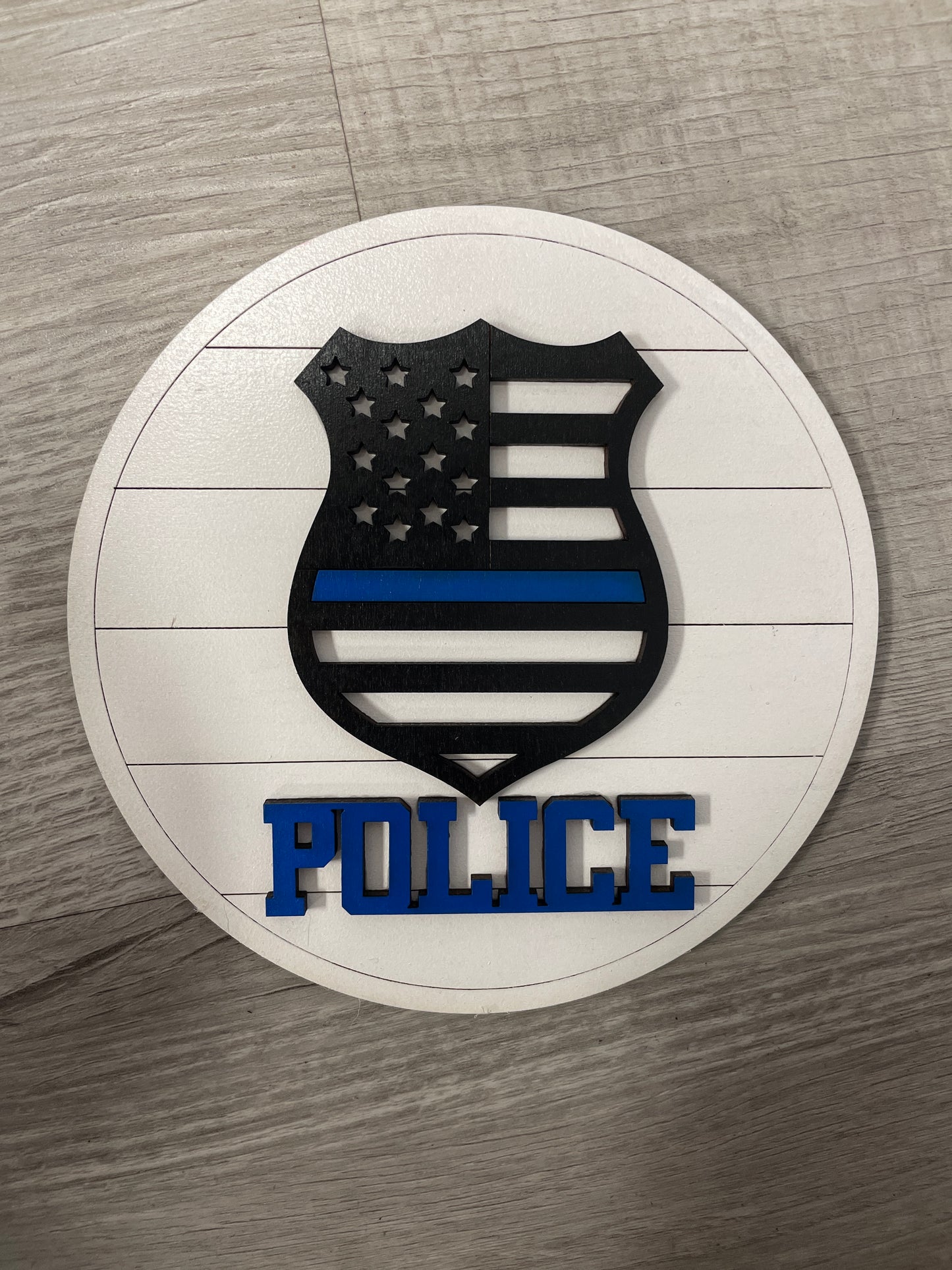 Police round interchangeable insert