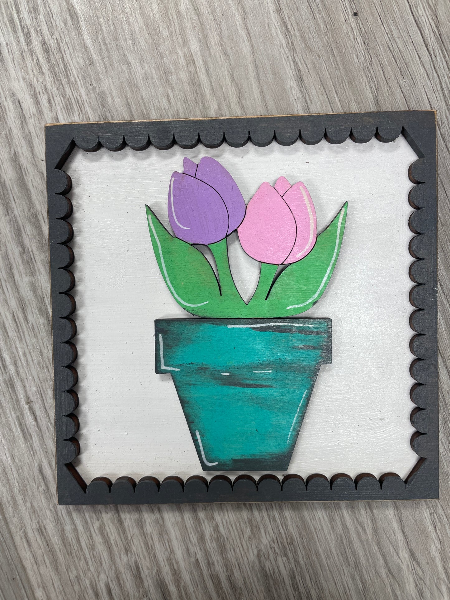 Spring interchangeable square inserts