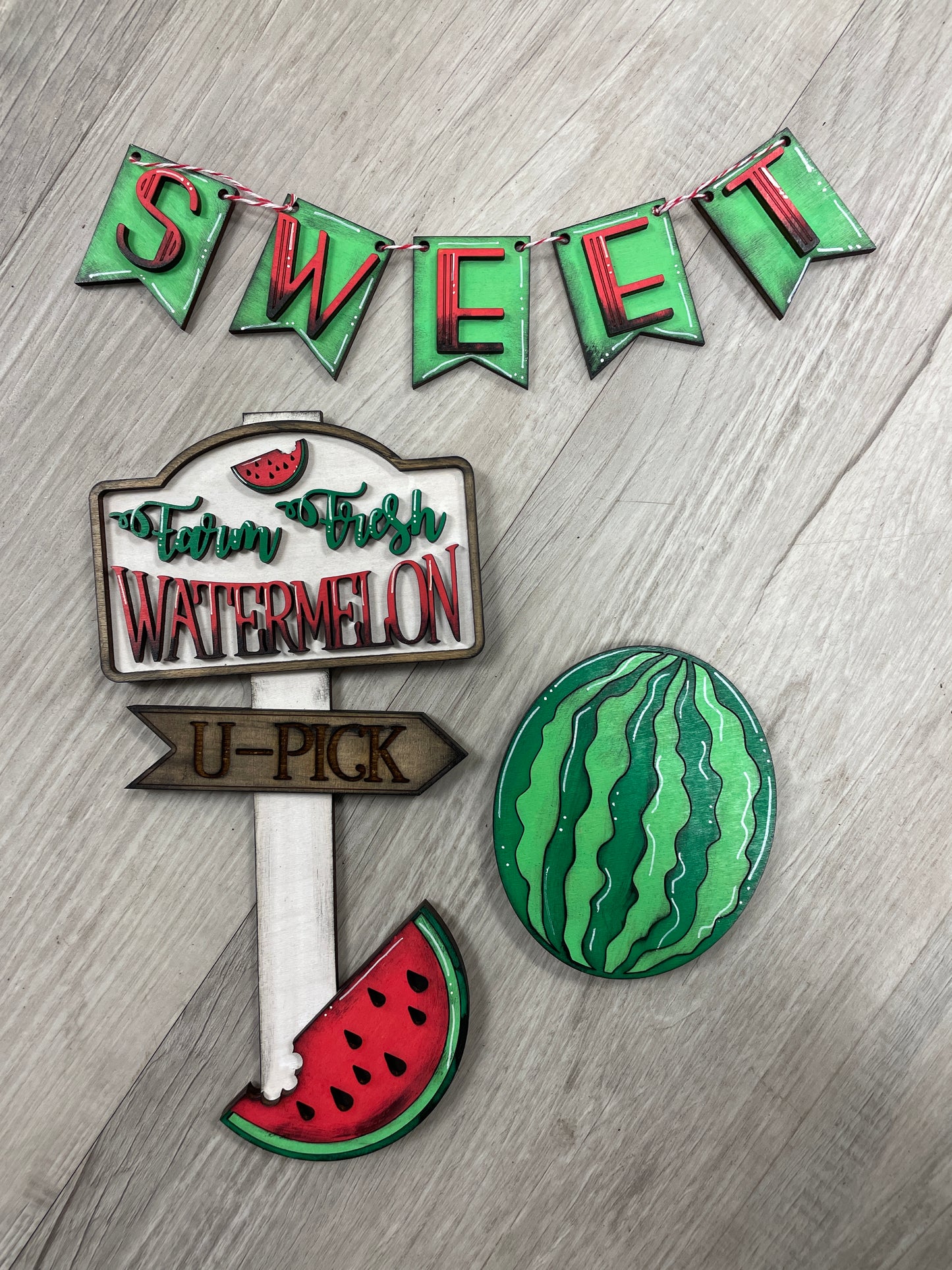 Watermelon interchangeable fence set