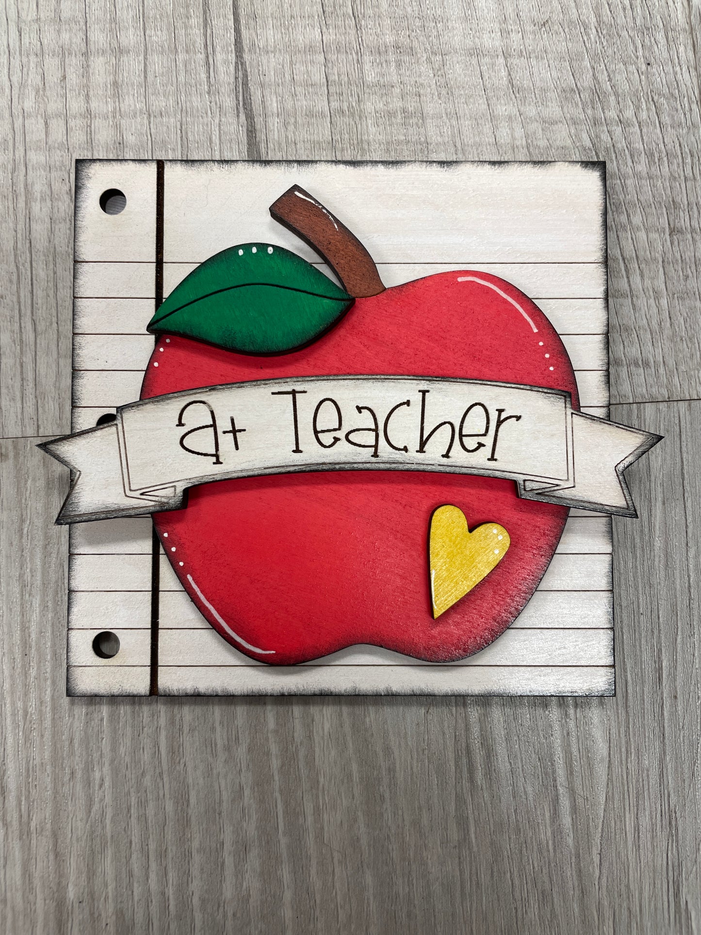 Teacher/school themed square inserts