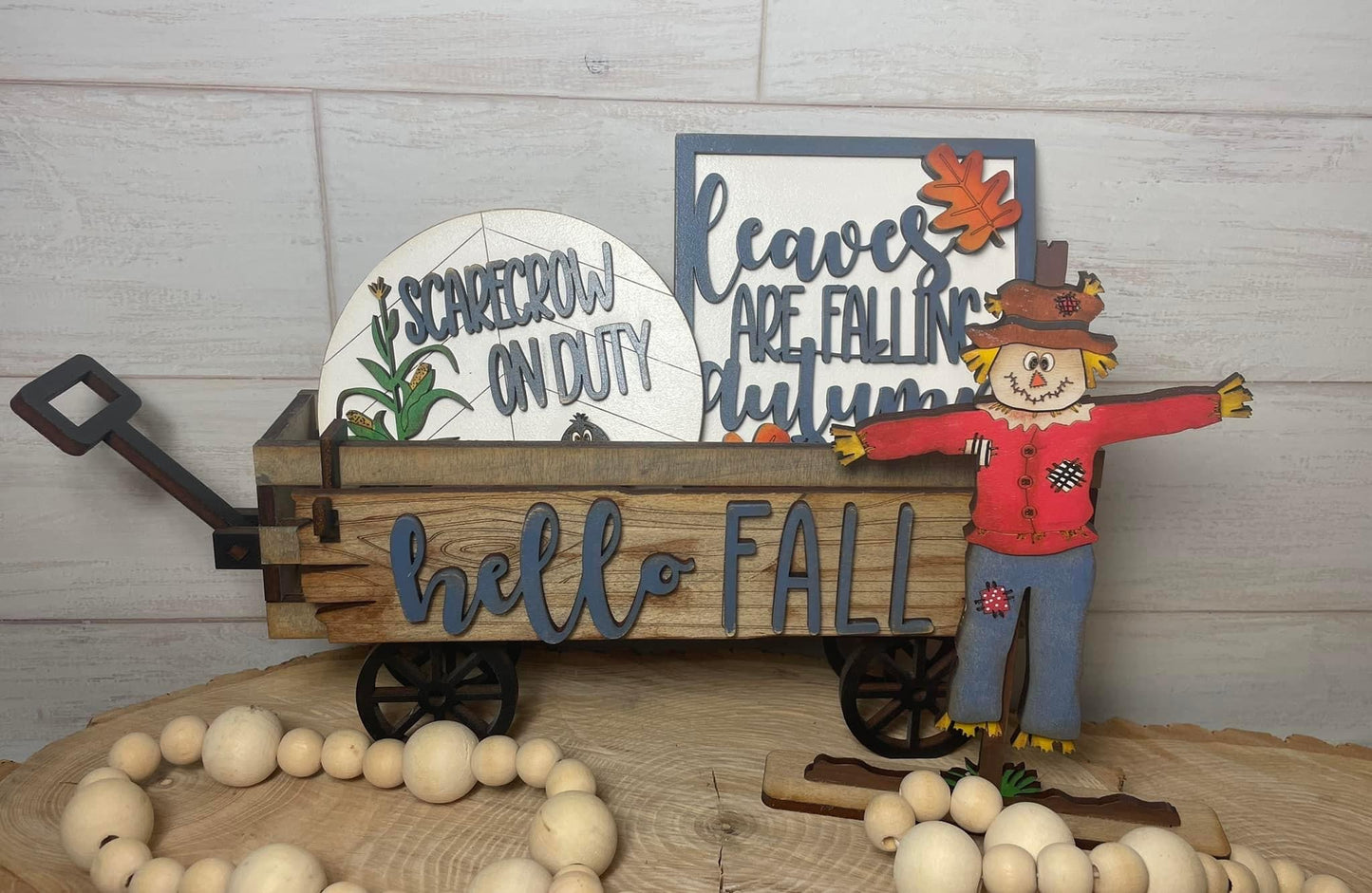 Hello fall wagon/shelf/crate set