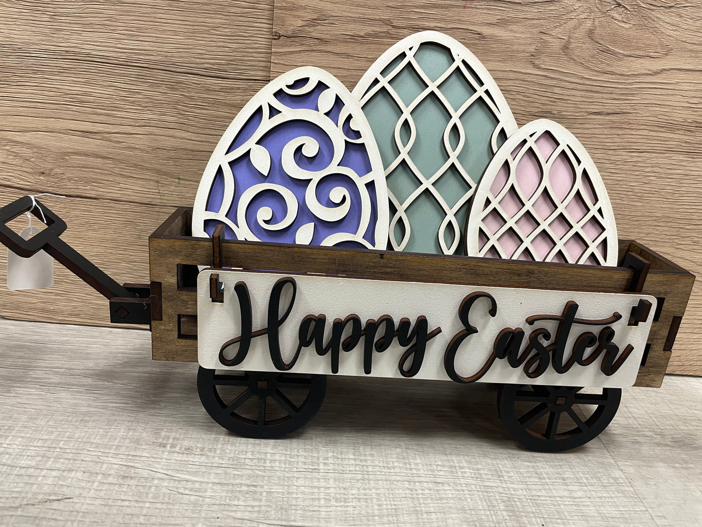 Happy Easter interchangeable insert for wagon/shelf/crate