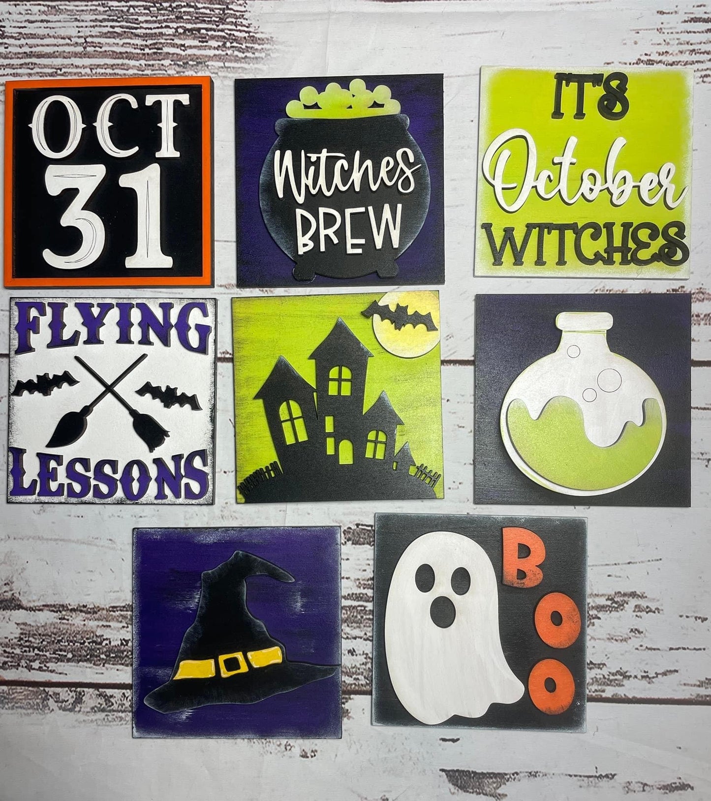 Halloween square inserts