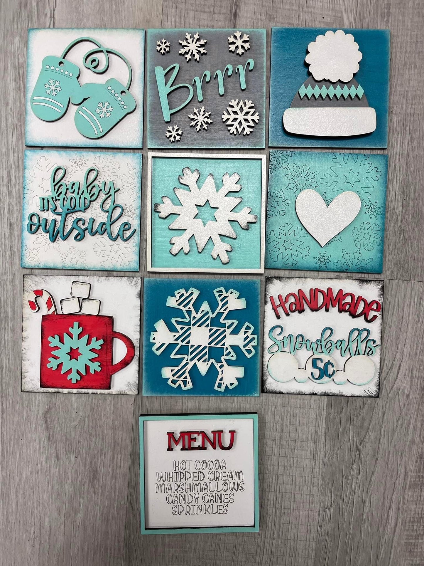 Winter square inserts