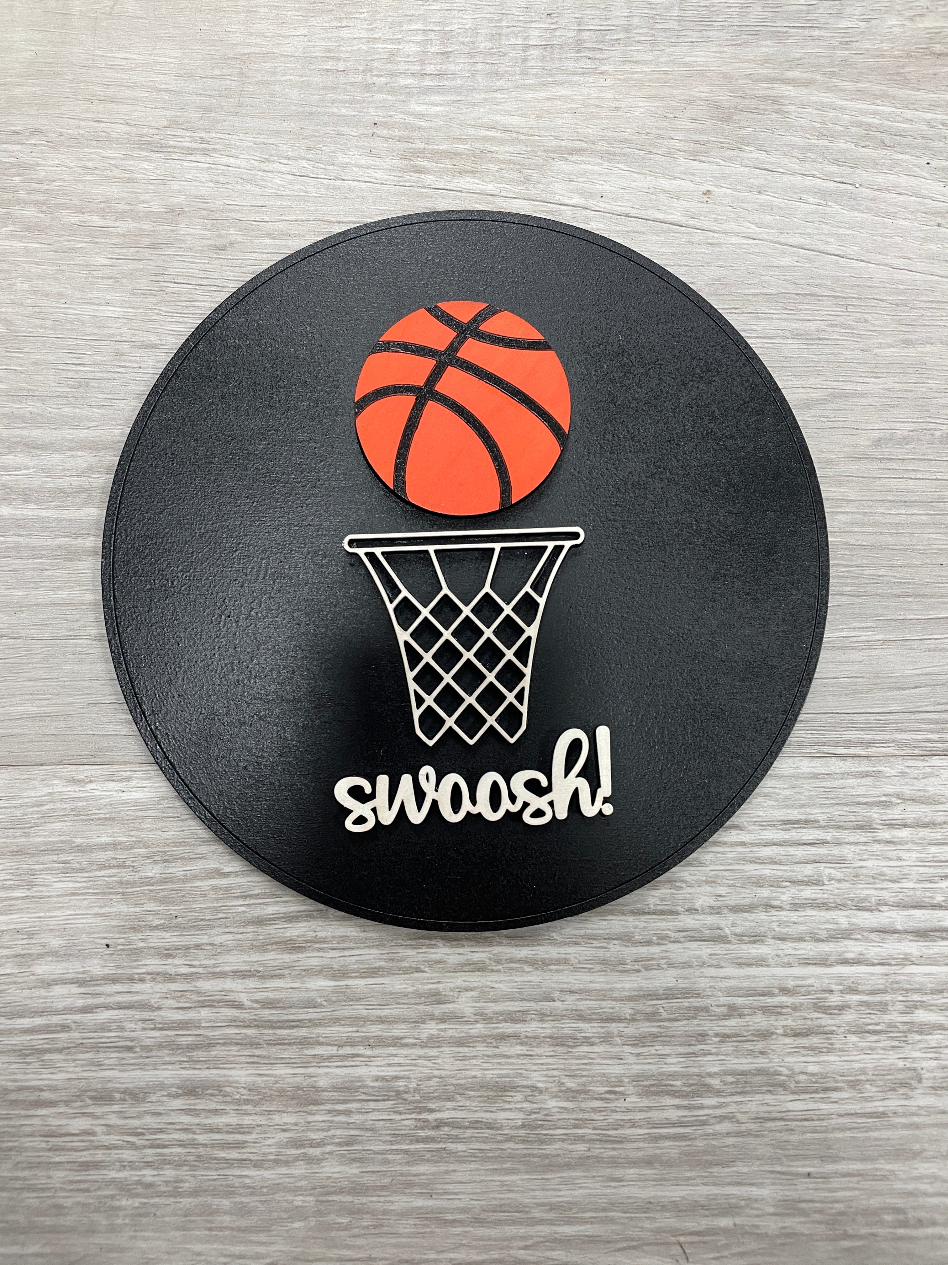 Round interchangeable insert- basketball – the wildflower highland