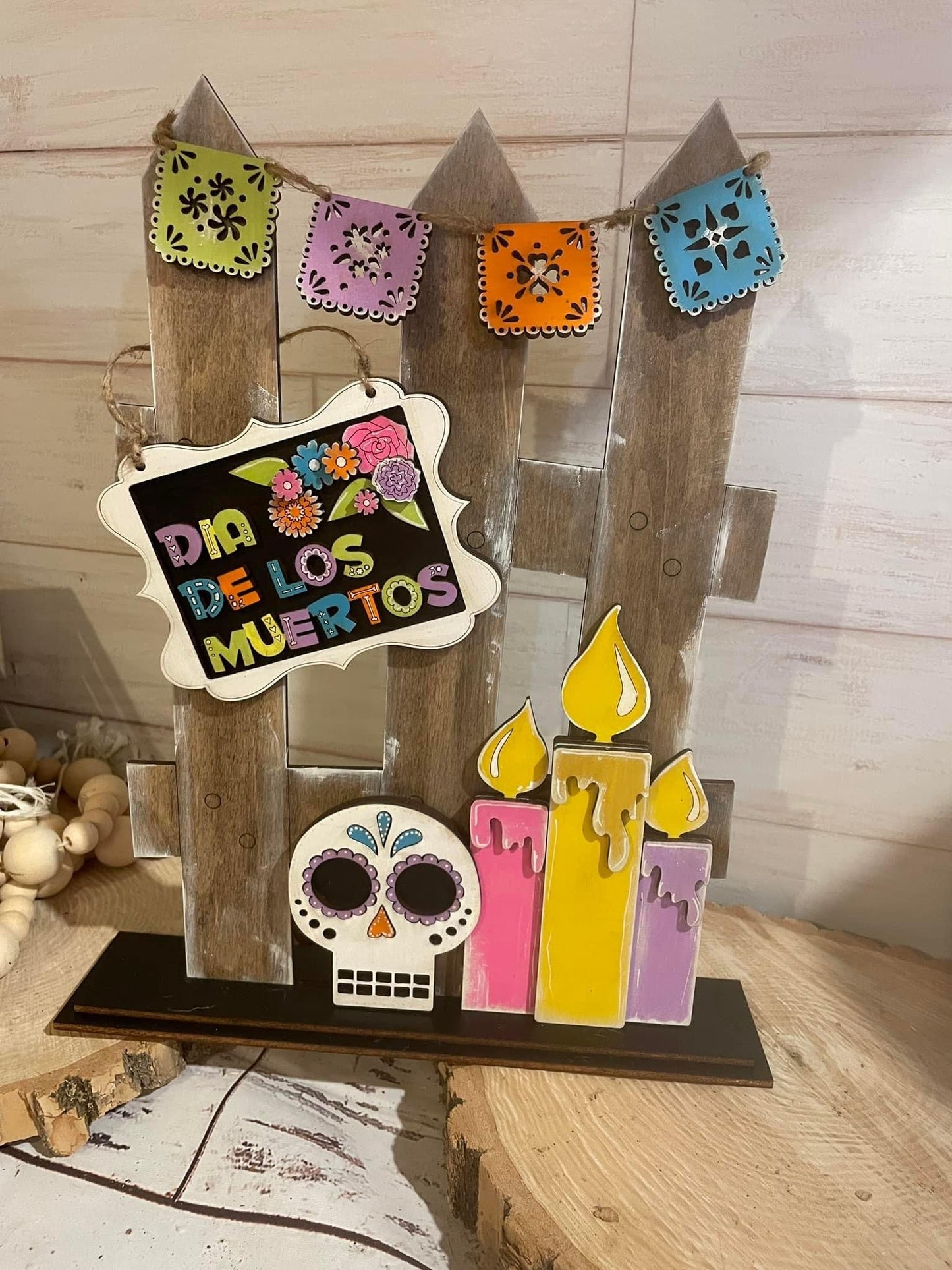 Dia de los muertos interchangeable fence set
