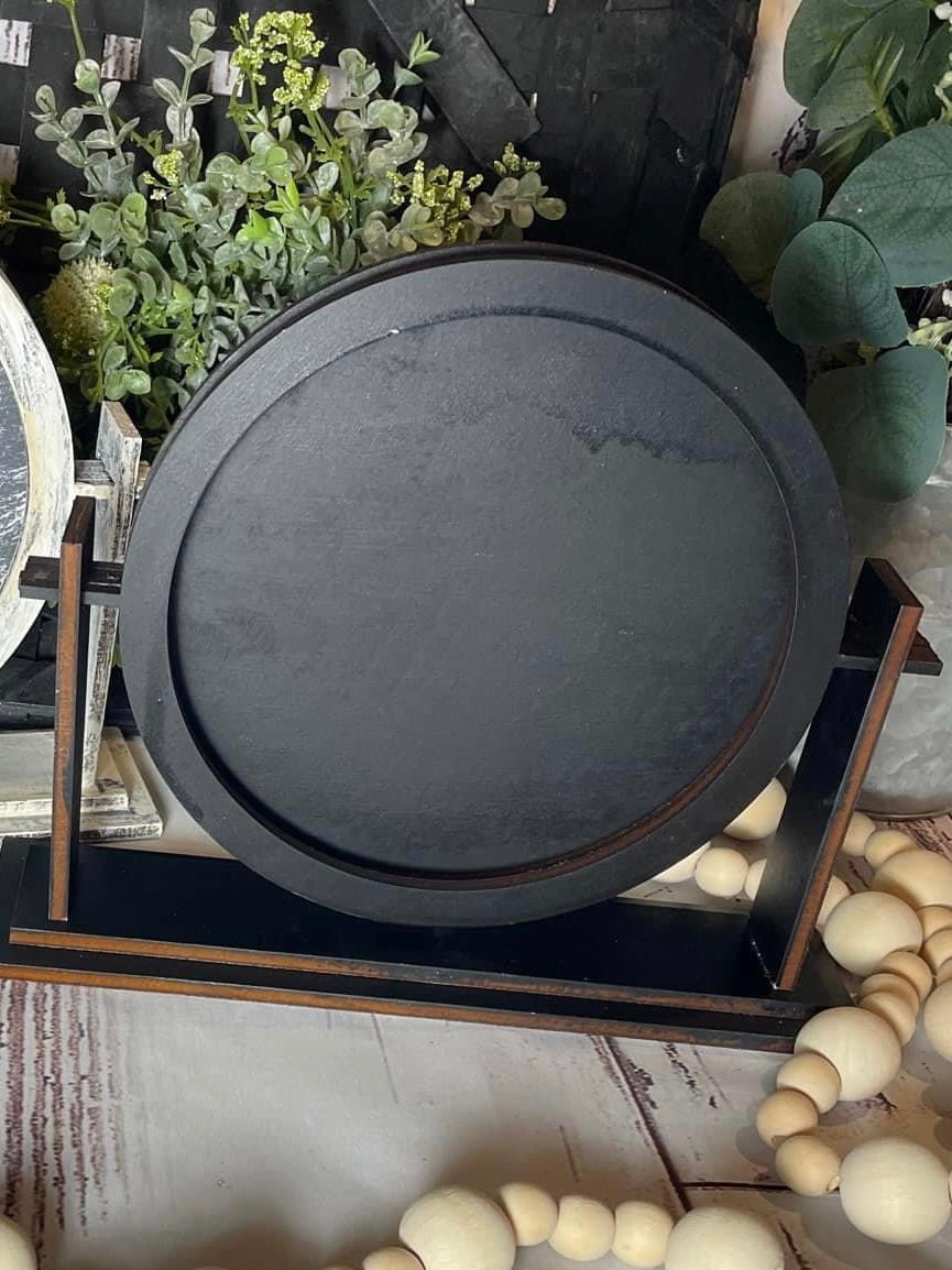 Grateful heart round interchangeable insert