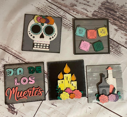 Day of the Dead square inserts