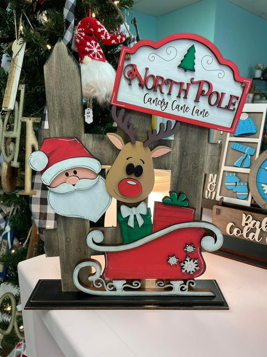 North Pole interchangeable fence set