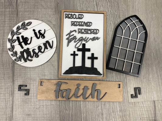 Faith interchangeable wagon/shelf set