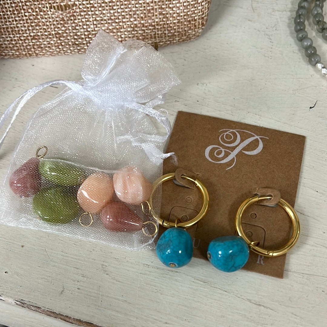 Interchangeable earring set