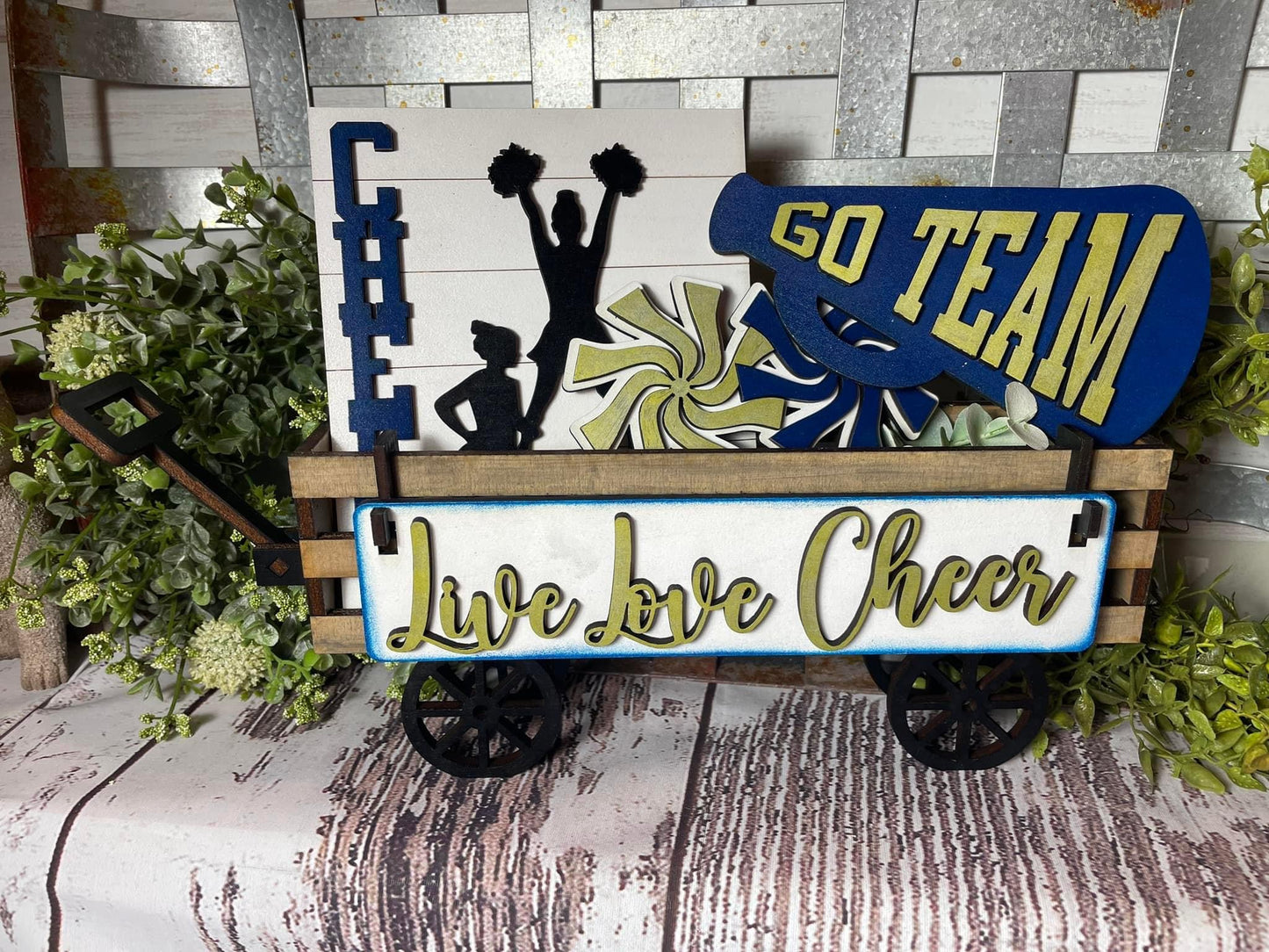 Live love cheer wagon/shelf set