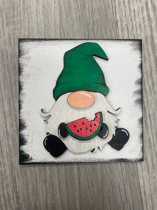 Watermelon gnome square insert