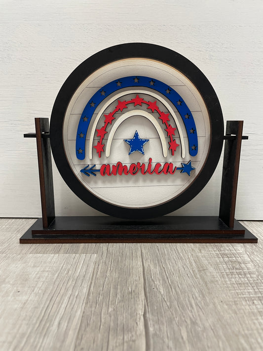 America rainbow interchangeable round insert